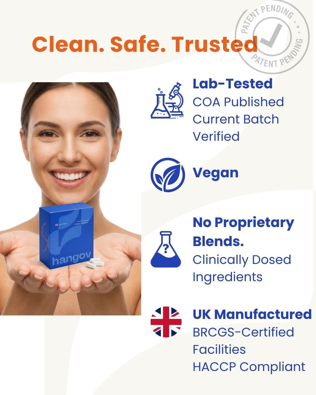 Hangov Pre-Drink Preventive Supplement (x4)